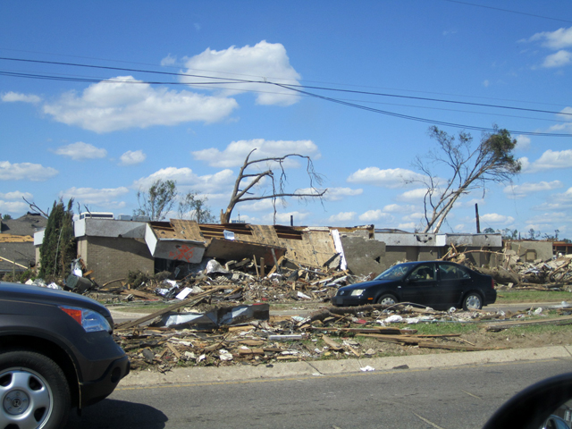 tornado damage